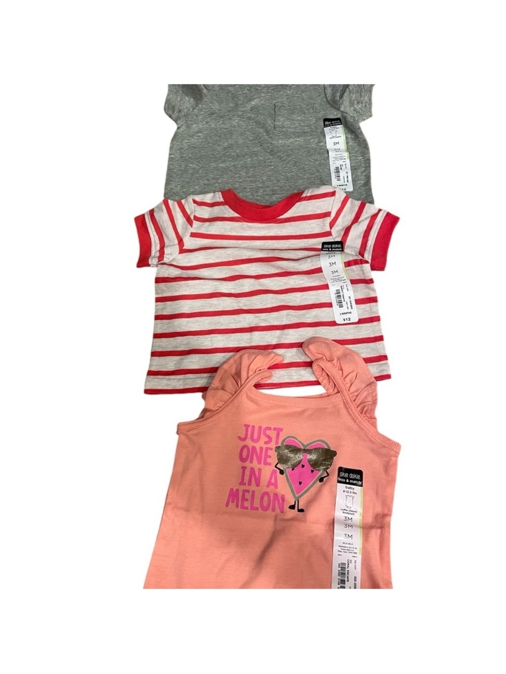 Okie Dokie 3M Mix & Match 3-Piece Set NWT Like New